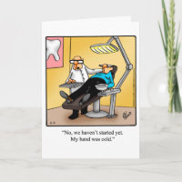 Funny Dentist Retirement Humour Card
