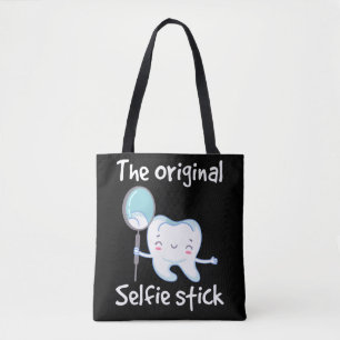 Funny Dentist Tooth Humour Dental Assistant Tote Bag