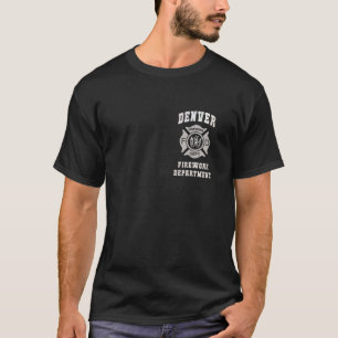 Funny DENVER FIREWORK DEPT 4th July Colorado Safet T-Shirt