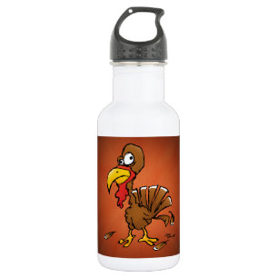Funny Derp Turkey Cartoon 532 Ml Water Bottle