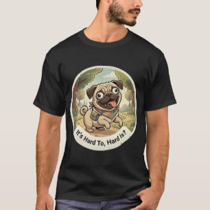 Funny Derpy Pug Adventure T-Shirt