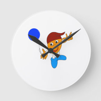 funny design at the clock