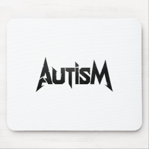 Funny Design Autism Rock Meme Neurodivergent Mouse Mat
