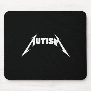 Funny Design Autism Skeleton Meme Metal Rock For M Mouse Mat
