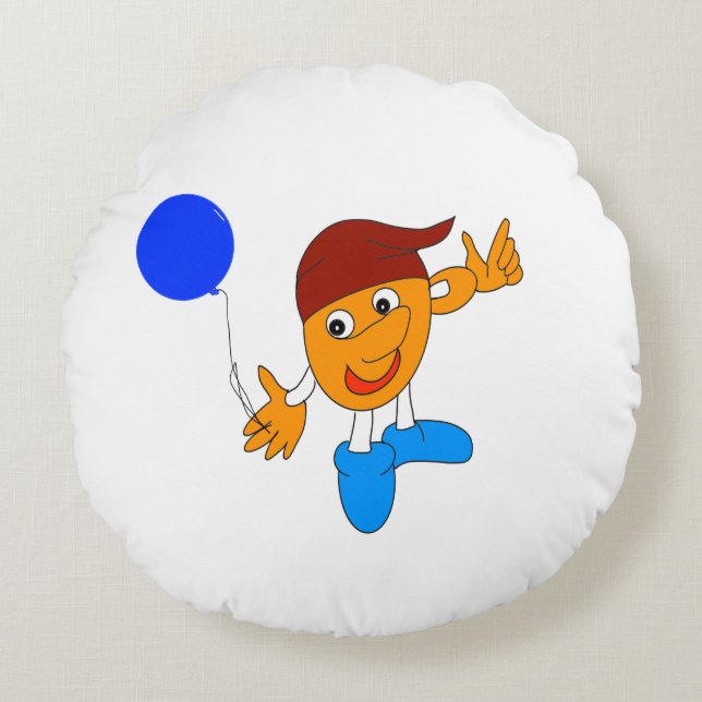 funny design round cushion (Front)