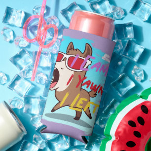 funny design seltzer can cooler