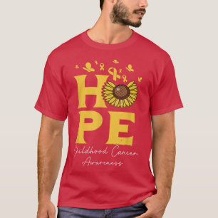 funny design Stronger Than Childhood Cancer Gold R T-Shirt