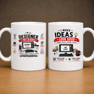 Funny Designer Mug Design Graphic Designer Coffe