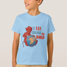 Funny Devil Kid “I Can Change the World”