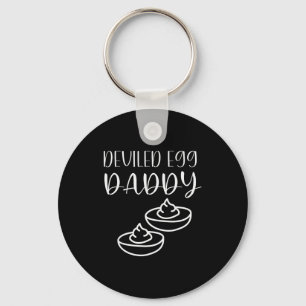 Funny Deviled Egg Daddy  Key Ring