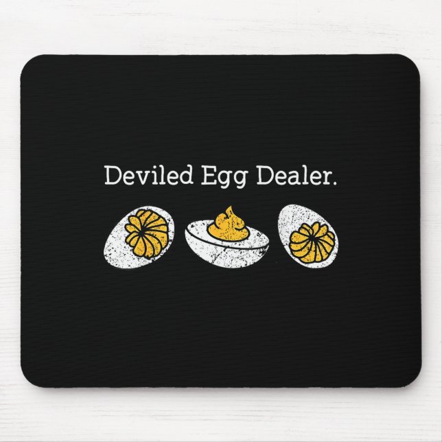 Funny Deviled Egg Er Thanksgiving  Mouse Mat (Front)