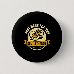 Funny Deviled Eggs Thanksgiving Food Humor  6 Cm Round Badge