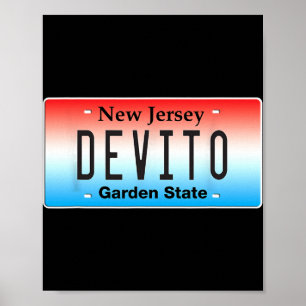 Funny Devito New Jersey Italian American Nj Cutlet Poster