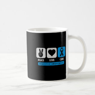Funny Diabetic Awareness Diabetes Type 1 2 Pancrea Coffee Mug