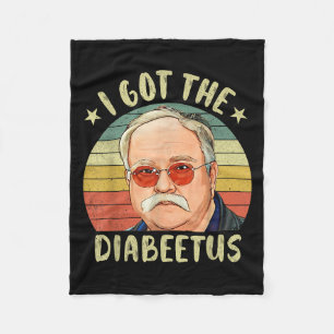 Funny Diabetic Diabetes Type 1 2 Awareness Pancrea Fleece Blanket