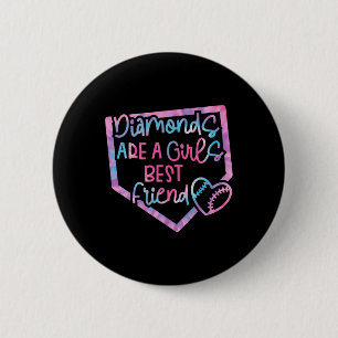 Funny Diamonds Are A Girls Best Friend Sell Softll 6 Cm Round Badge