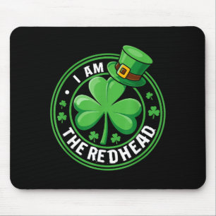 Funny dibs on the redhead am the redhead women men mouse mat