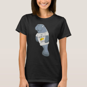Funny Did Someone Say Tacos Floating Manatee Shirt