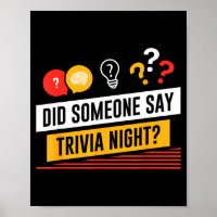 Funny Did Someone Say Trivia Night _ Pub Quiz _ Tr