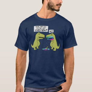 Funny Did You Eathe Last Unicorn Dinosaur Short Sl T-Shirt
