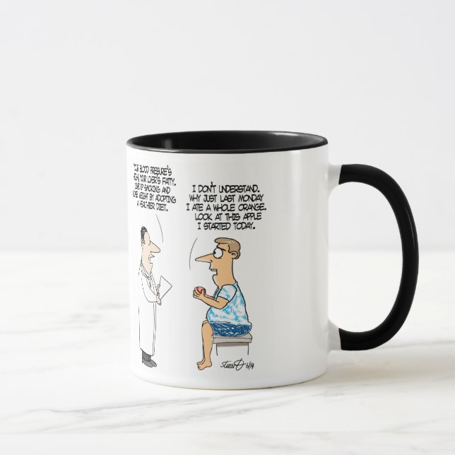 Funny dieting coffee mug (Right)