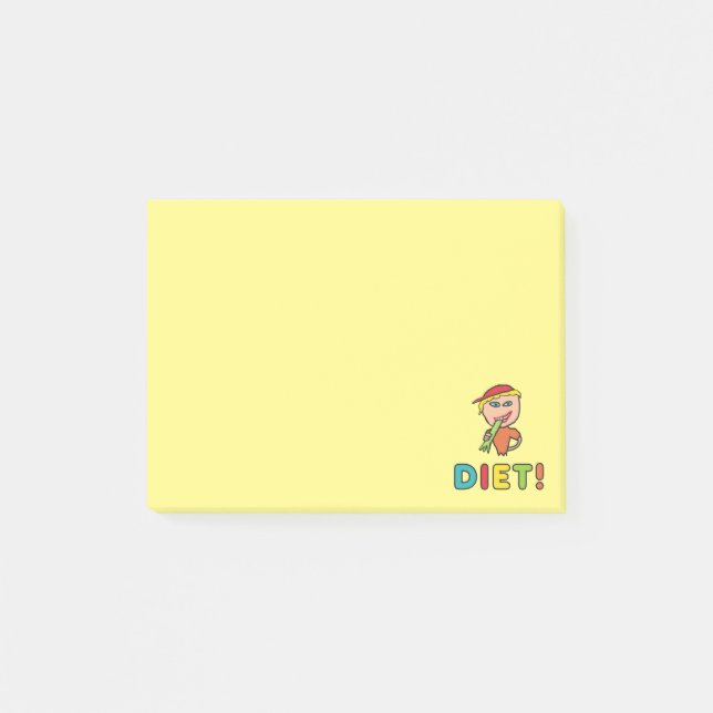 Funny Dieting Diet! Post-it Notes (Front)