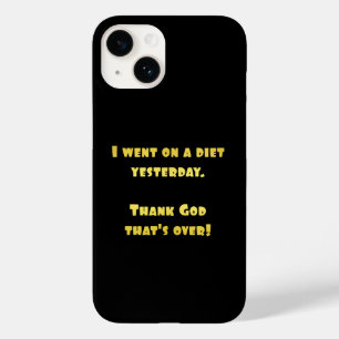 Funny Dieting Joke Case-Mate iPhone 14 Case
