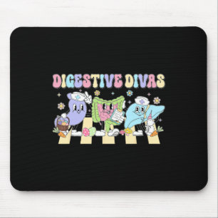 Funny Digestive Divas Gastroenterology Nurse Easte Mouse Mat