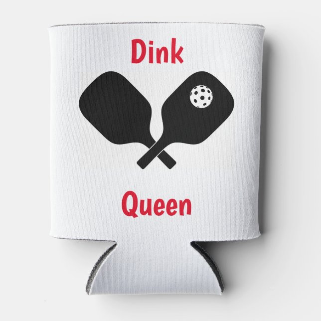Funny Dink Pickleball  Can Cooler (Front)