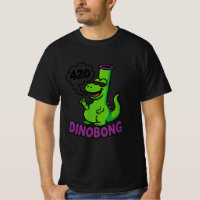 Funny Dinobong Dinosaur T-Shirt | Cartoon Dino Gra