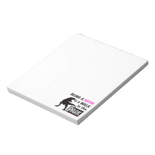 Funny Dinosaur Being A Mom is a Walk in the Park Notepad