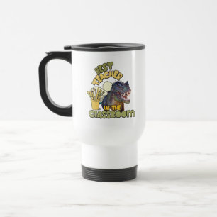 Funny Dinosaur Best Teacher in the Classroom Travel Mug