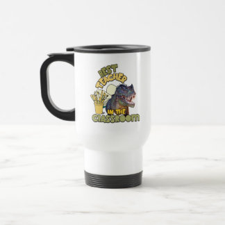 Funny Dinosaur Best Teacher in the Classroom  Travel Mug