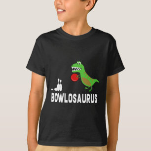 Funny Dinosaur Bowler - Dino Gift Idea T-Shirt