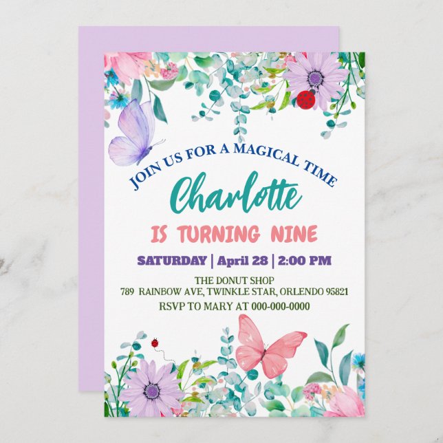 Funny dinosaur cement truck Birthday party Name Holiday Card (Front/Back)