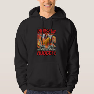 Funny Dinosaur Chicken Nugget Bootleg Hardcore Fla Hoodie