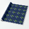 Funny dinosaur Christmas wrapping paper for kids