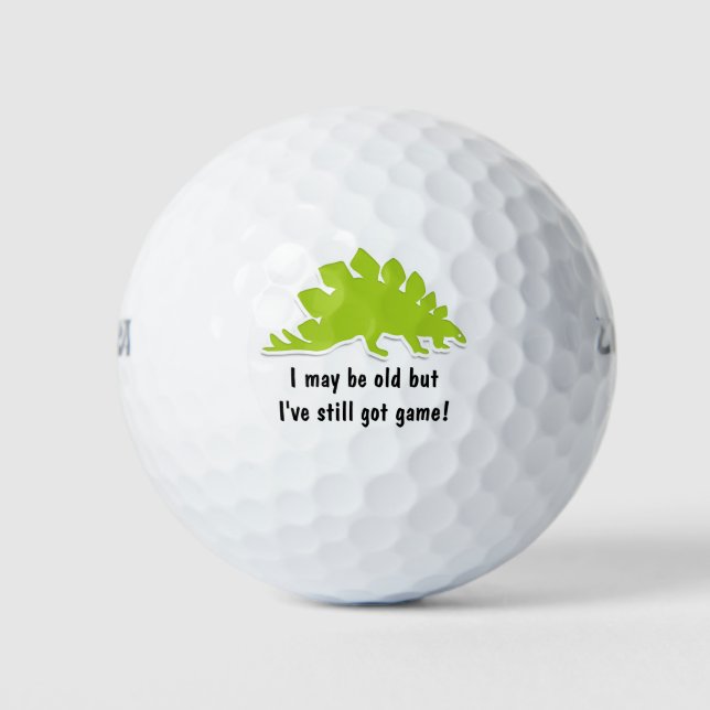Funny Dinosaur Design Golf Balls (Front)