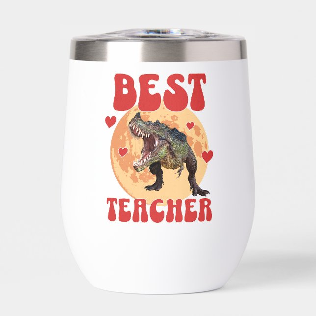 Funny Dinosaur Dino Best Teacher (Front)