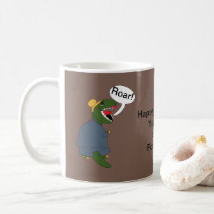 Funny Dinosaur Female Boss Personalise Coffee Mug
