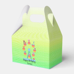 Funny dinosaur Ferris wheel Birthday party DIY Nam Favour Box