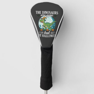 Funny Dinosaur Halloween Witch Graphic Golf Head Cover