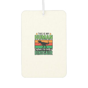 Funny Dinosaur Human Costume Halloween Car Air Freshener