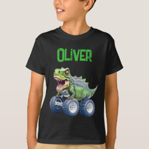 Funny dinosaur monster truck  T-Shirt