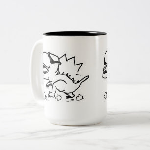 Funny Dinosaur Mug - Cool T-Rex With Sunglasses Mu