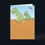Funny Dinosaur Old Fart Birthday Card<br><div class="desc">Here's a funny birthday card featuring some dinosaurs and a REALLY old fart. From the creator of popular webcomic Captain Scratchy! ©2015 Chuck Ingwersen</div>