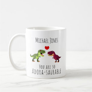 Funny Dinosaur Pun Valentines Day Mug For Him