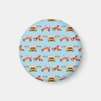 Funny Dinosaur racing car boy kids Birthday party