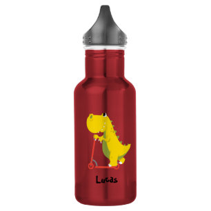 Funny dinosaur Scooter Toy Back To School boy kids 532 Ml Water Bottle