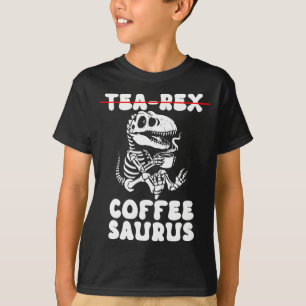 Funny Dinosaur Skeleton Costume Goth Tea-Rex T-Shirt